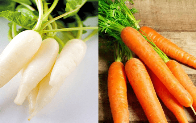 Cà rốt và củ cải có kỵ nhau không